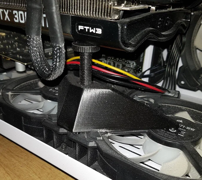 Giá đỡ card đồ họa 3D cho quạt case PC - Đơn giản, hiệu quả - Image 1