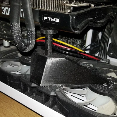 Giá đỡ card đồ họa 3D cho quạt case PC - Đơn giản, hiệu quả