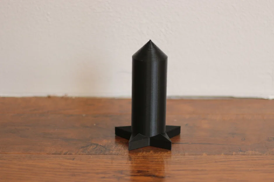 Mô hình tên lửa (Rocket Ship) để bàn - Bản in 3D đơn giản tinh tế - Image 1