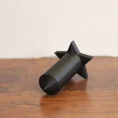 Mô hình tên lửa (Rocket Ship) để bàn - Bản in 3D đơn giản tinh tế