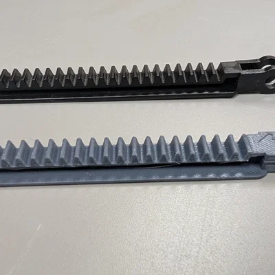 Thanh răng (Gear Rack) thay thế cho bộ giảm chấn thùng rác SimpleHuman Butterfly (Chuẩn OEM)