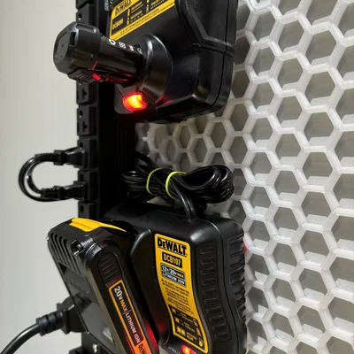 Giá treo sạc pin DeWalt DCB107 cho Honeycomb Storage Wall