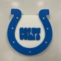 Mô hình logo Indianapolis Colts 3D ấn tượng - Thumbnail 1