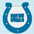 Mô hình logo Indianapolis Colts 3D ấn tượng - Thumbnail 2