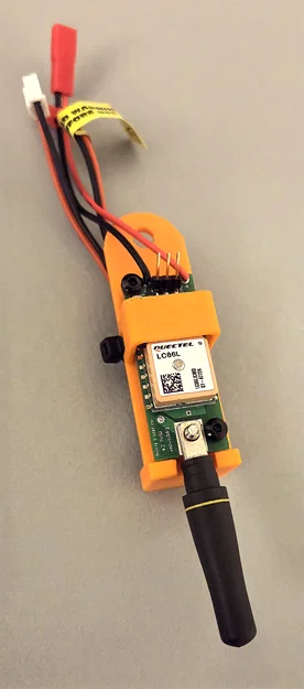 Bộ gá Eggfinder Mini TX GPS và pin LiPo cho tên lửa mô hình - Image 1