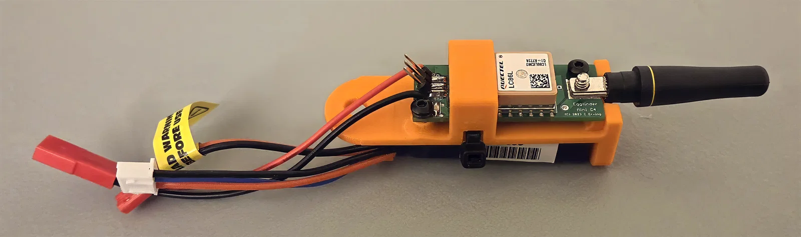 Bộ gá Eggfinder Mini TX GPS và pin LiPo cho tên lửa mô hình - Image 3