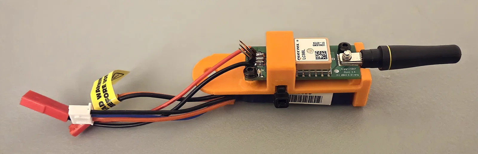 Bộ gá Eggfinder Mini TX GPS và pin LiPo cho tên lửa mô hình - Image 4