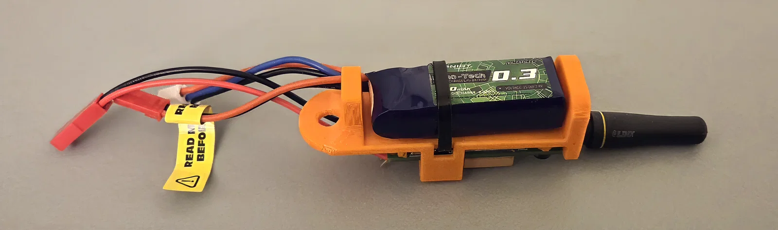 Bộ gá Eggfinder Mini TX GPS và pin LiPo cho tên lửa mô hình - Image 5