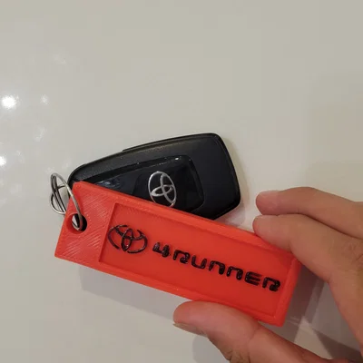 Móc khóa Toyota 4Runner - Phụ kiện in 3D độc đáo cho chủ xe