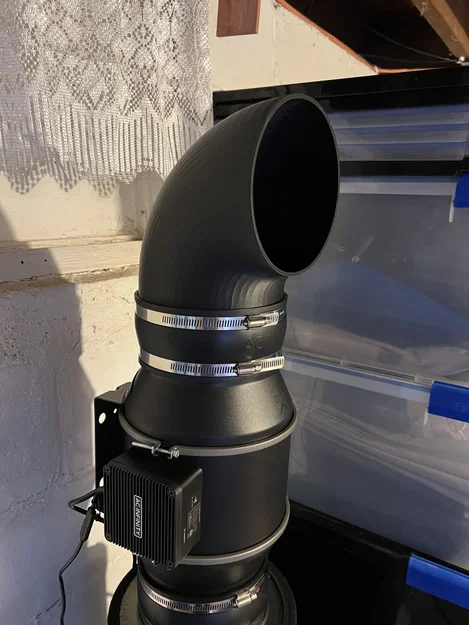 Bộ phận điều hướng gió cho quạt hút 6 inch AC Infinity - Image 3