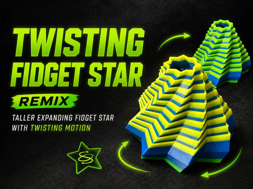 Twisting Fidget Star Remix – Ngôi Sao Xoay Nới Rộng Độ Cao - Image 1