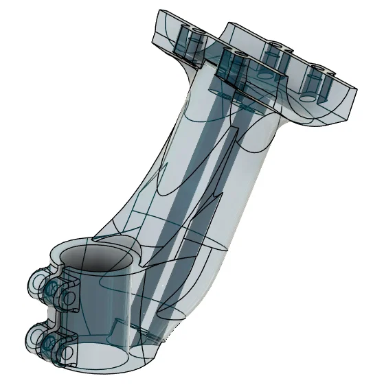 Bộ nâng ghi-đông (Handlebar Riser) cho Cowboy C3 - Đã gia cố - Image 2