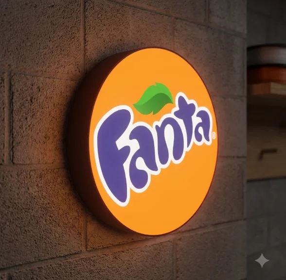 Hộp đèn LED Fanta | File in 3D đa màu sắc 3MF