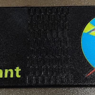 Ví gập Top Notch Billfold kiểu Tandy, in 3D liền khối TPU với máy đa đầu in