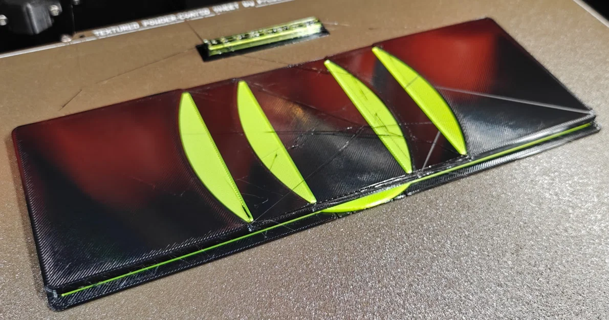 Ví gập Top Notch Billfold kiểu Tandy, in 3D liền khối TPU với máy đa đầu in - Image 3