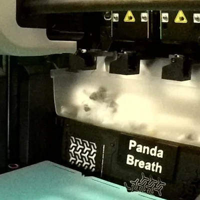Tấm biển tên Panda Breath cho máy in 3D - Hiển thị chữ đúng chiều