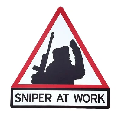 Mô hình bảng hiệu IRA 'Sniper At Work'