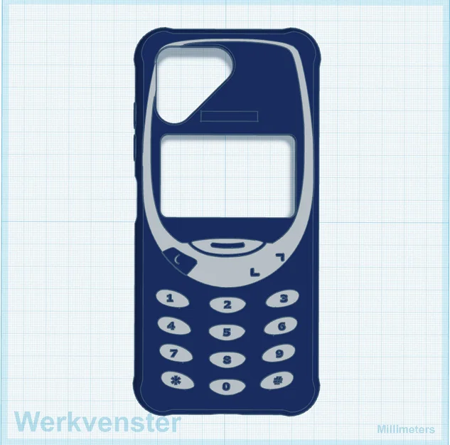 Ốp lưng Fairphone 4 phong cách Nokia 3310 in 3D cực chất - Image 1