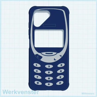 Ốp lưng Fairphone 4 phong cách Nokia 3310 in 3D cực chất