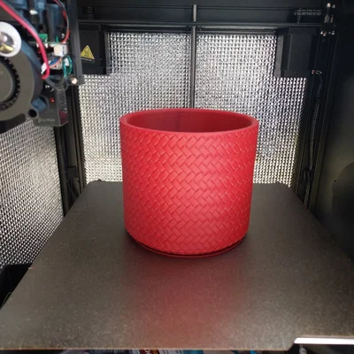 Bình hoa đan lát (Woven Vase)