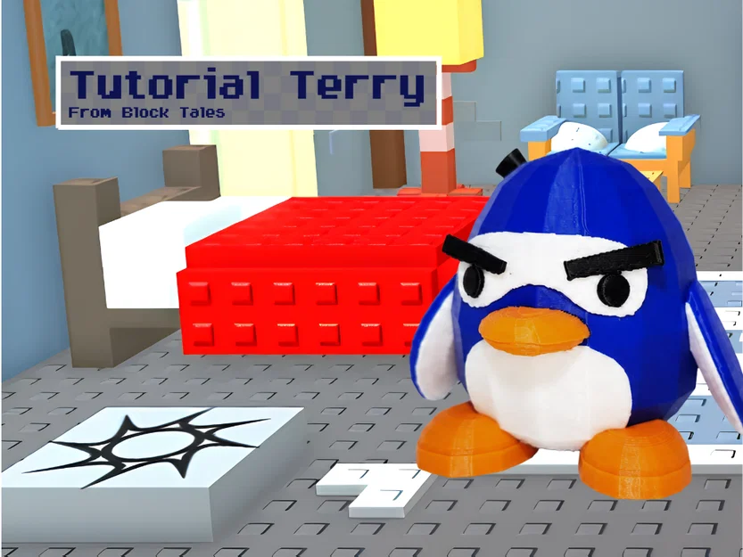 Mô hình Tutorial Terry cầm súng phóng tên lửa - Block Tales - Image 1