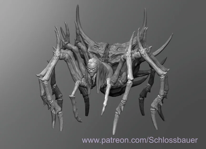 Mô hình Phase Spider in 3D cho game D&D và Tabletop - Image 1