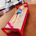 Mẫu giường 3D cho búp bê Barbie - Tự tay lắp ráp đơn giản - Thumbnail 2