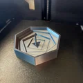 Gạt tàn hình học 3D độc đáo kèm que thông tiện lợi - Thumbnail 2