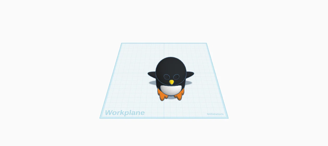 Mô hình chim cánh cụt đáng yêu dùng in 3D trang trí bàn làm việc - Image 1