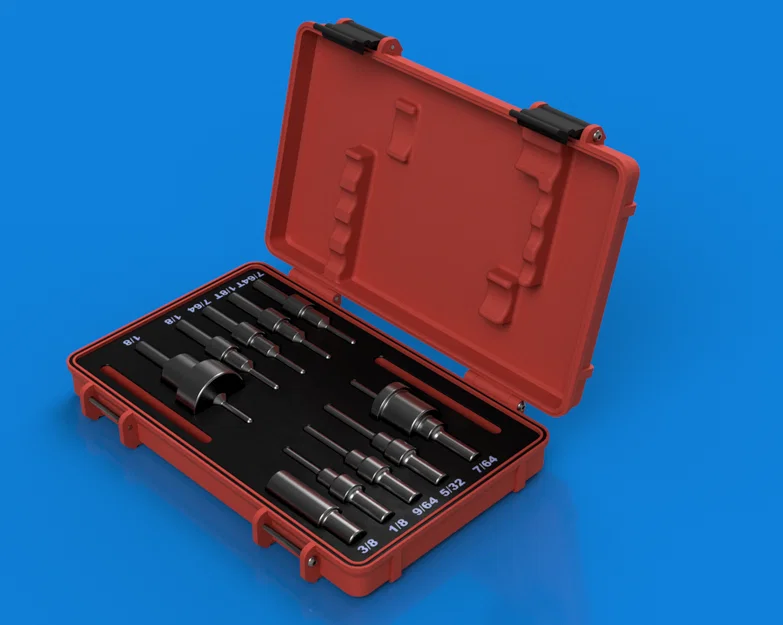 Hộp đựng mũi khoan - Amana Tool AMS-620 Master Countersink Set - Image 2