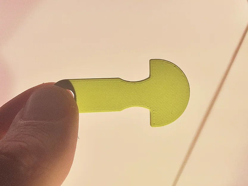 Chìa khóa mở xe đẩy siêu thị (10 CZK / 50c) - Image 3