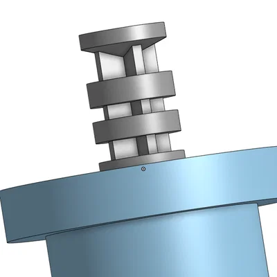 Mô hình 3D: Đầu tip 10mL Eppendorf Multipette