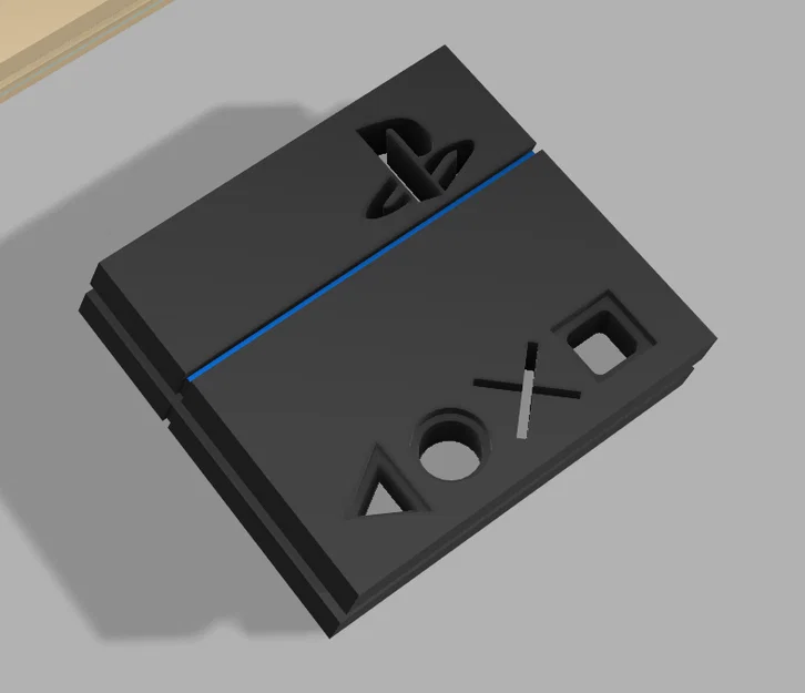 Móc khóa PS4 Console - Món quà độc đáo cho game thủ mê 3D - Image 1