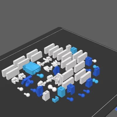 Mô hình nhân vật Steve phong cách Loftyos cho máy in 3D