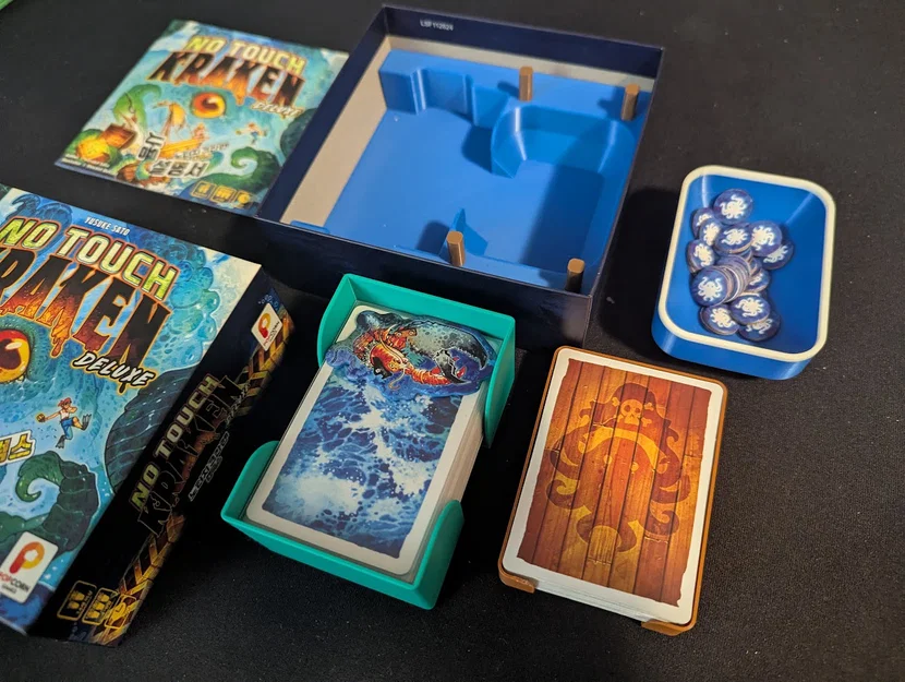 Bộ khay 3D (Insert) tối ưu cho board game No Touch Kraken - Image 1