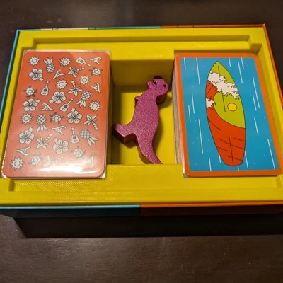 Khay in 3D tổ chức bộ board game Surfosaurus MAX gọn gàng