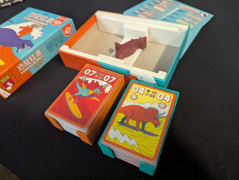 Khay Đựng Bài 3D Tùy Chỉnh Cho Board Game Surfosaurus MAX - Image 2