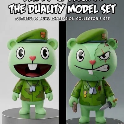 Happy Tree Friends | Bộ đôi Flippy & Fliqpy (The Duality Set)