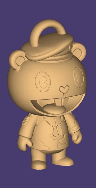 Mô hình 3D Flippy: Thiết kế nhân vật hoạt hình độc đáo - Image 1