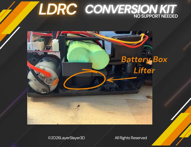Bộ kit chuyển đổi khung gầm xe LDRC Drift 1:18 - Nâng cấp tối ưu - Image 8