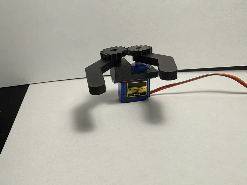 Cánh tay kẹp mini cho servo SG90 - Mô hình robot tự chế - Image 2