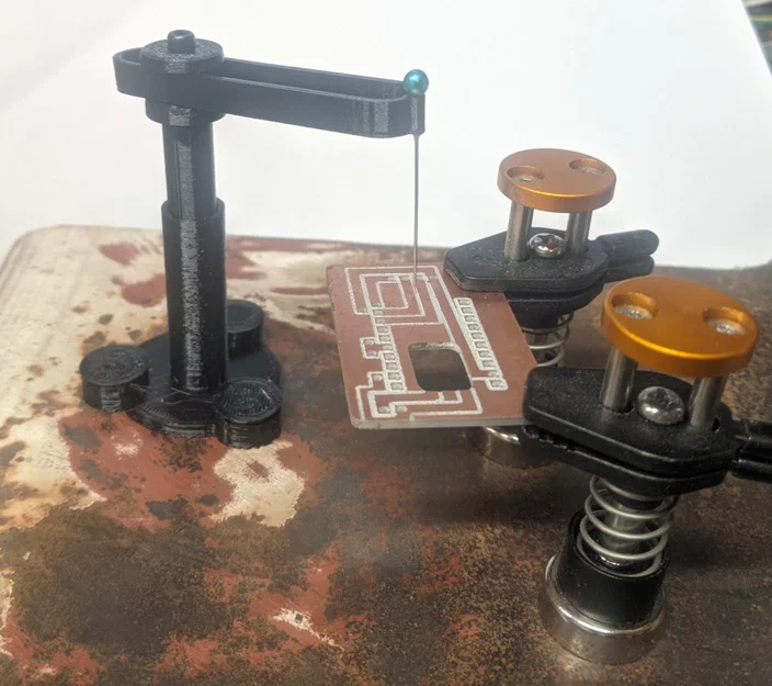 Kẹp ghim giữ linh kiện SMD khi hàn - Image 1