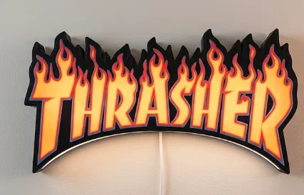 Hộp Đèn LED Thrasher | File 3MF Đa Màu Sắc Có Thể In 3D - Image 1