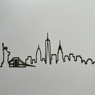 Tranh treo tường nghệ thuật New York Wall Art #1 - Mô hình in 3D