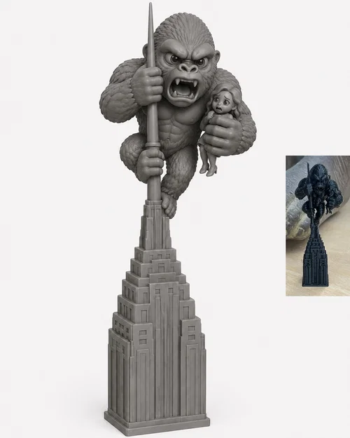 Mô hình King Kong phiên bản Chibi dễ thương - Image 1