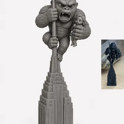 Mô hình King Kong phiên bản Chibi dễ thương