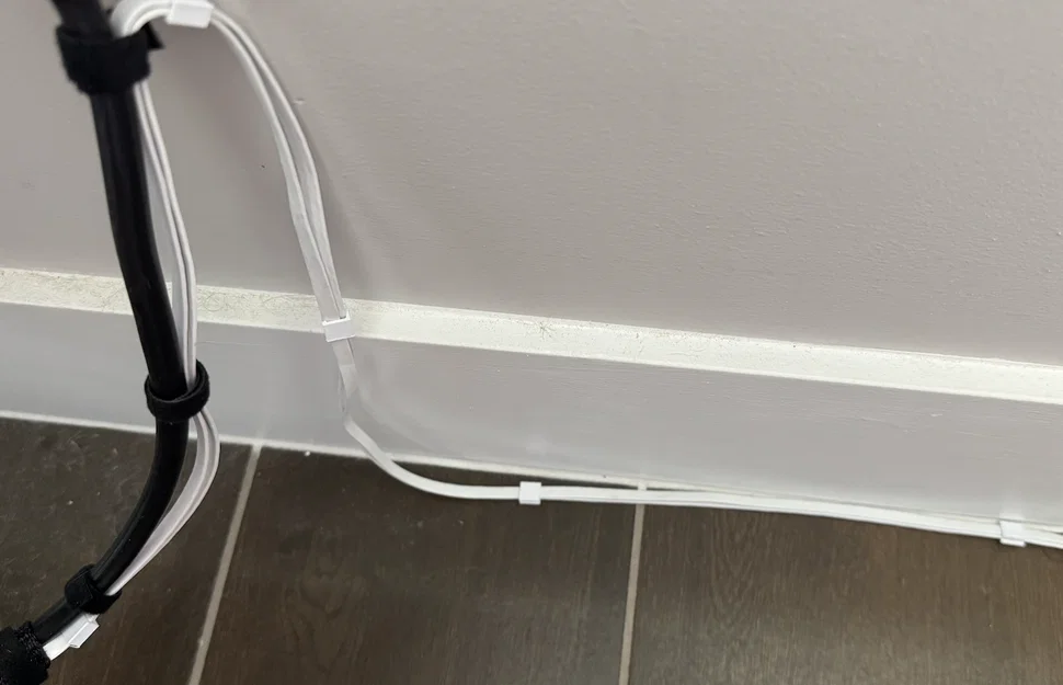Kẹp cố định dây cáp mạng dẹt 3D (Flat Ethernet Cable Clip) - Gọn gàng, thẩm mỹ - Image 2