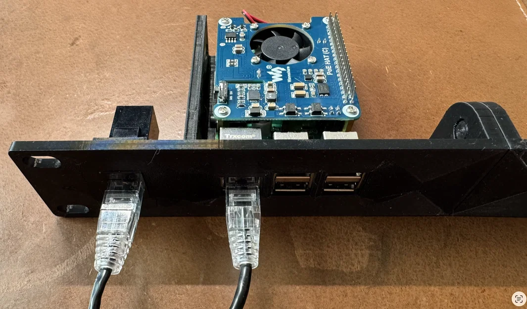 Khay Gắn Rack 1U Cho Raspberry PI Và Keystone Tự In 3D - Image 3