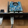 Khay Gắn Rack 1U Cho Raspberry PI Và Keystone Tự In 3D - Thumbnail 3