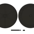 Bàn xoay siêu chịu lực (Super heavy duty turntable) - Thumbnail 1